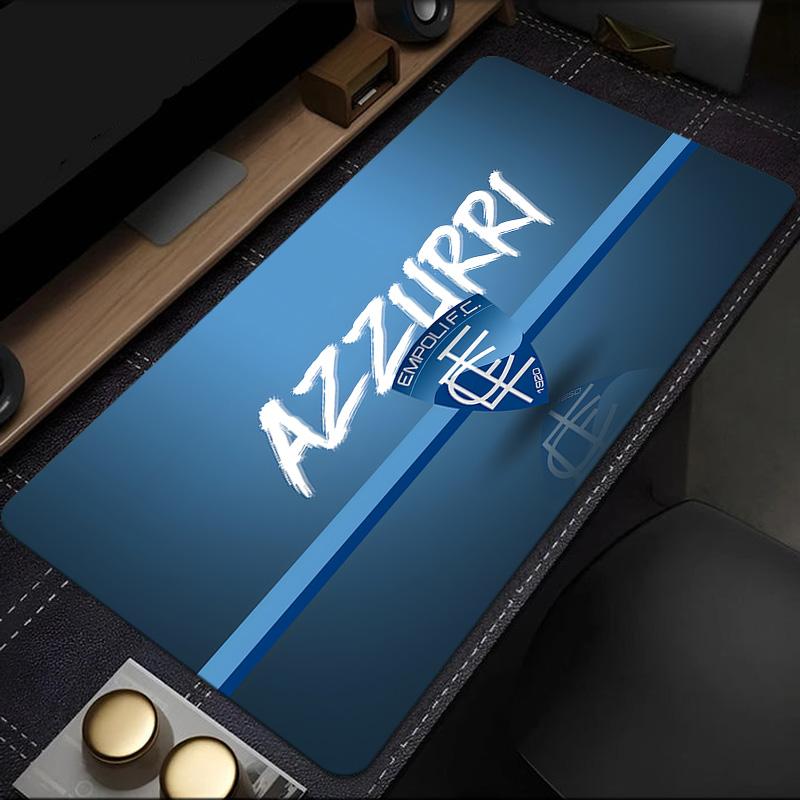 Empoli Wappen Design Mauspads, Gummiunterseite, Mauspads für Gamer und Bürogebrauch, Gaming Schreibtisch, Leicht zu reinigende Matte Weihnachtsgeschenke für Fans