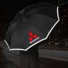 Fully Automatic UV Umbrella With LED for Mitsubishi Pajero Sport Eclipse Cross L200 Colt Delica Ralliart Triton Car Accessories