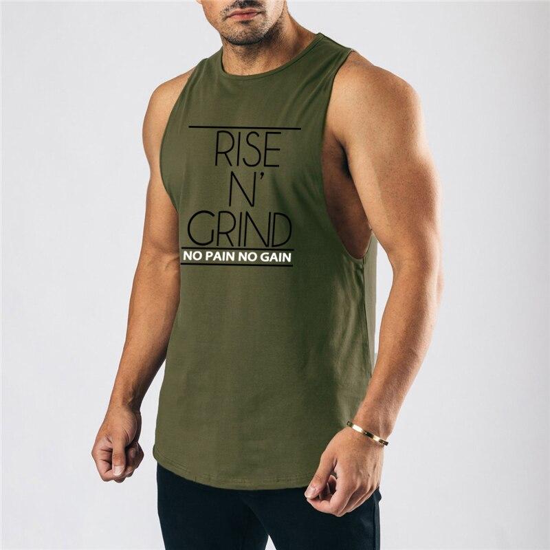 Gym Bărbați Muscle Casual Tank Top Vestă de fitness la modă Cămașă sportivă fără mâneci Îmbrăcăminte de antrenament pentru alergare Body bodybuilding