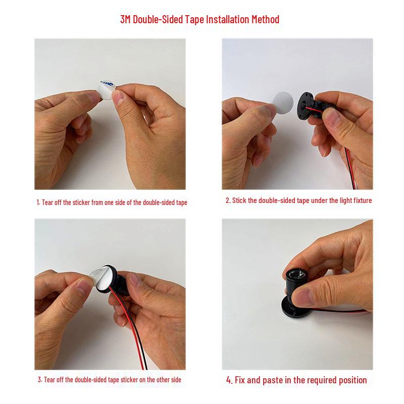LED Mini Battery Box Spotlight for Figure Display - DIY Decoration 3V Small Colored Bulb
