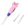Baby Kids Led Flashlight Ear Pick Ear Wax Curette Remover Cleaner Health Care,