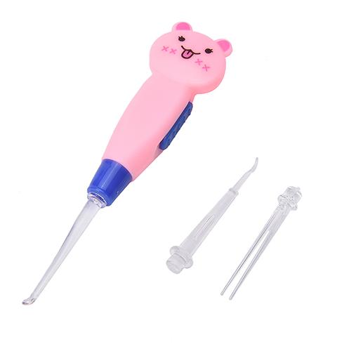 Baby Kids Led Flashlight Ear Pick Ear Wax Curette Remover Cleaner Health Care,