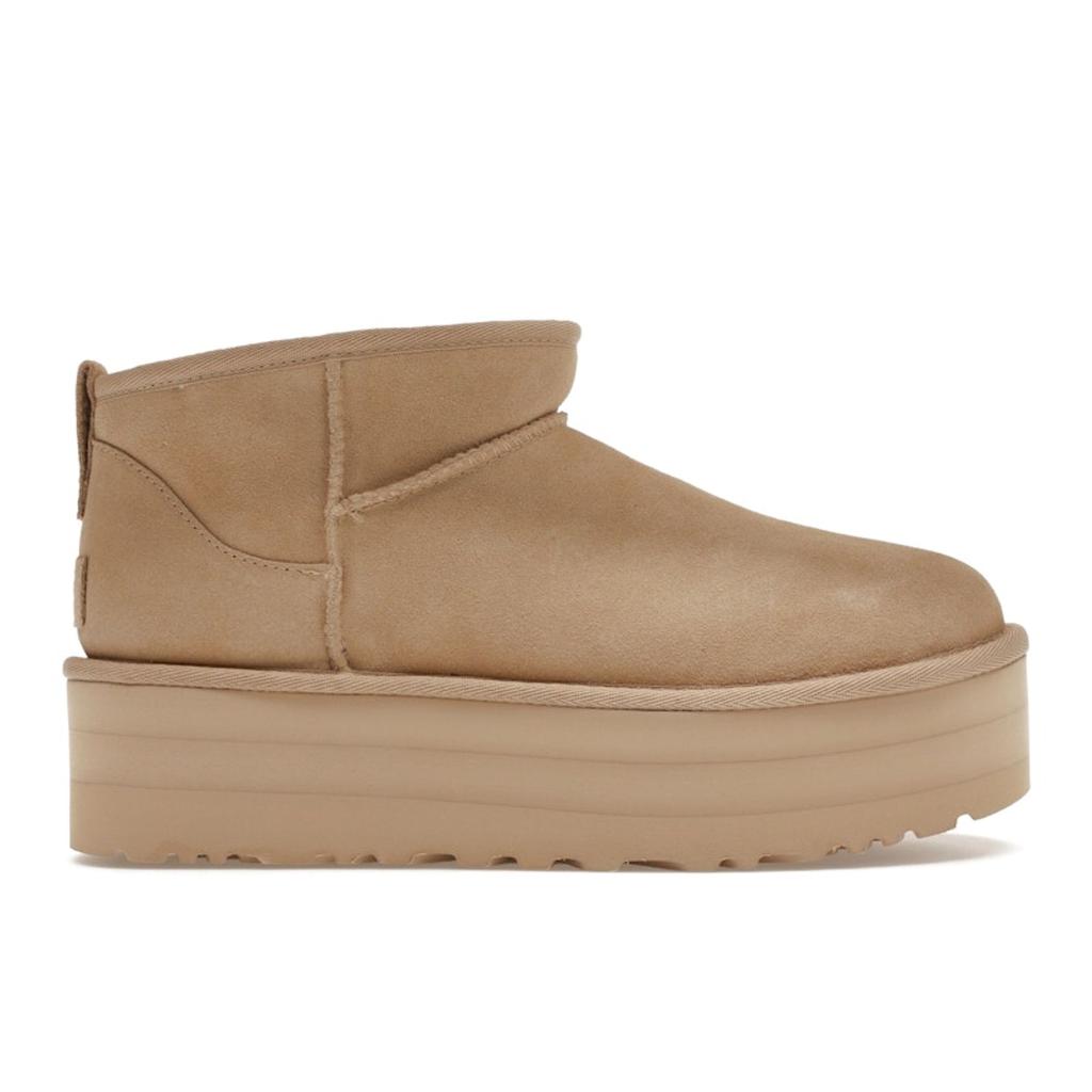 UGG Classic Ultra Mini Platform Boot Mustard Seed Women Sneakers Tan 1135092-MDSD