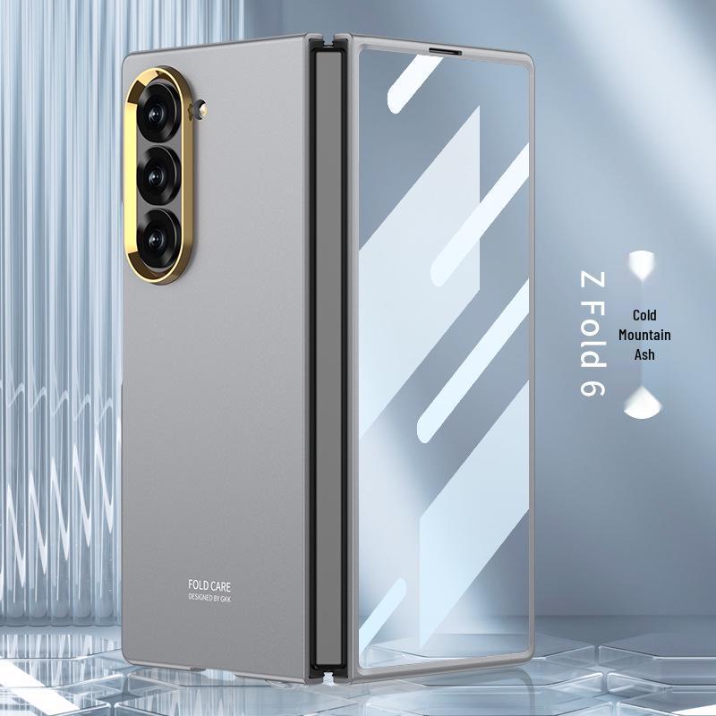 Samsung Z Fold 6 Foldable Screen Frosted Case & Lens Protector