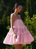 Cross-Border Strappy Summer Ruffle Cake Skirt Dress