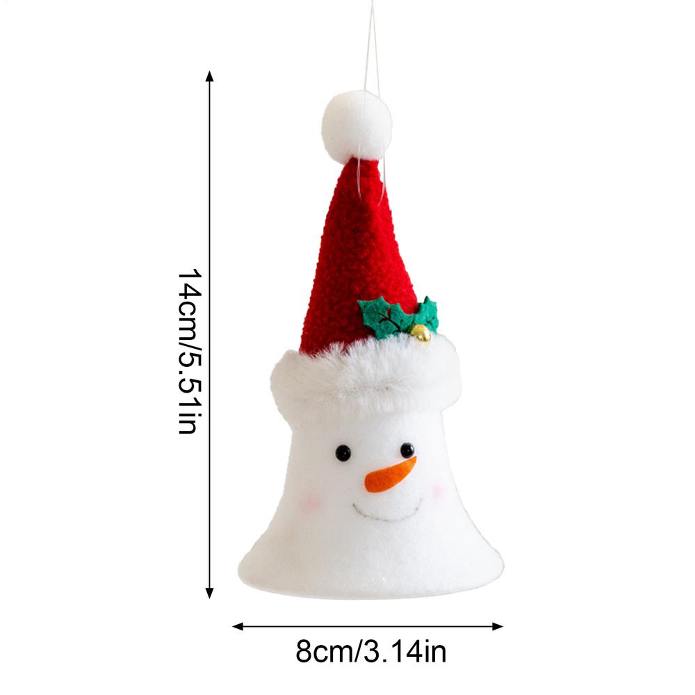 Christmas Tree Decorations Hangable Figurine Snowman Santa Claus Christmas Decorations For Holiday Party Supplies Home Kitchen