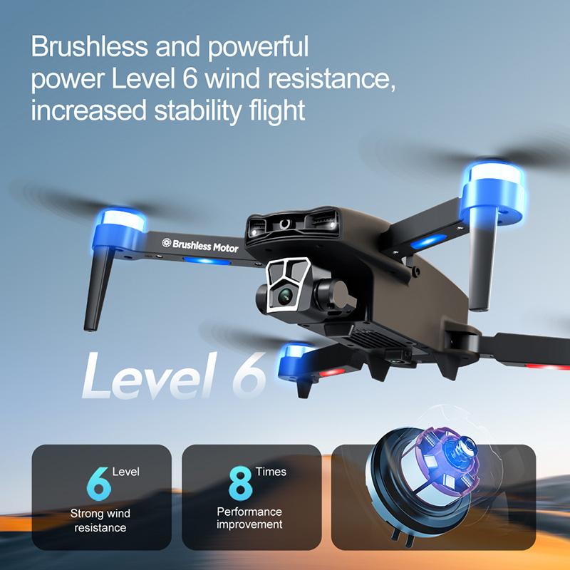 2026 A10 Pro Mini Drone Profesional 8K Duel HD Camera Fly 25Min Obstacle Avoidance Brushless Foldable 5G WIFI Quadcopter Optical Flow RC UAV