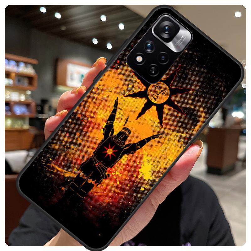 Praise the Sun Dark Souls For Redmi Note 11 Pro Case For Redmi Note 12 8 9 10 Pro 8T 9S 10S 11S 12S 12C 9C 10C Coque