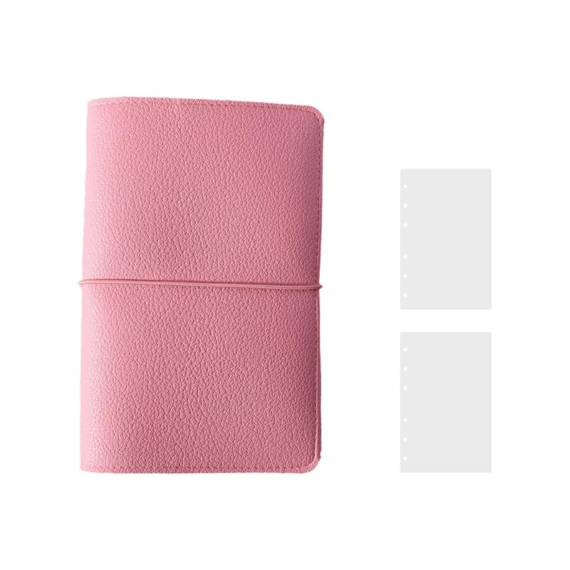 Modernes quadratisches Fotoalbum aus echtem Leder mit transparenten Schutzhüllen 100 Fächer Kapazität Scrapbook