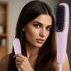 Portable Home Use Negative Ion Straightening Brush Comb - Multiple Temperature Settings for Smooth & Damage-Free Hair