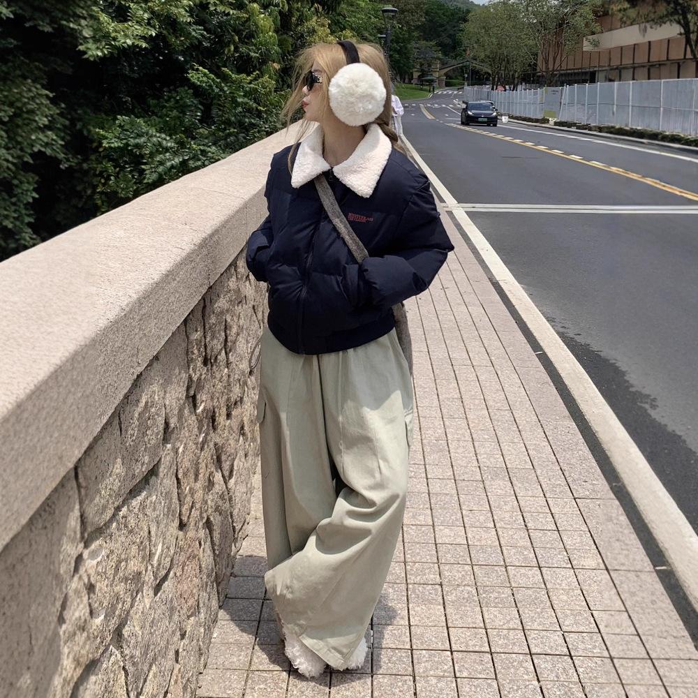 Short Cotton-padded Jacket Women's Winter New Versatile Bread Clothes Retro Casual Cotton-padded Jacket