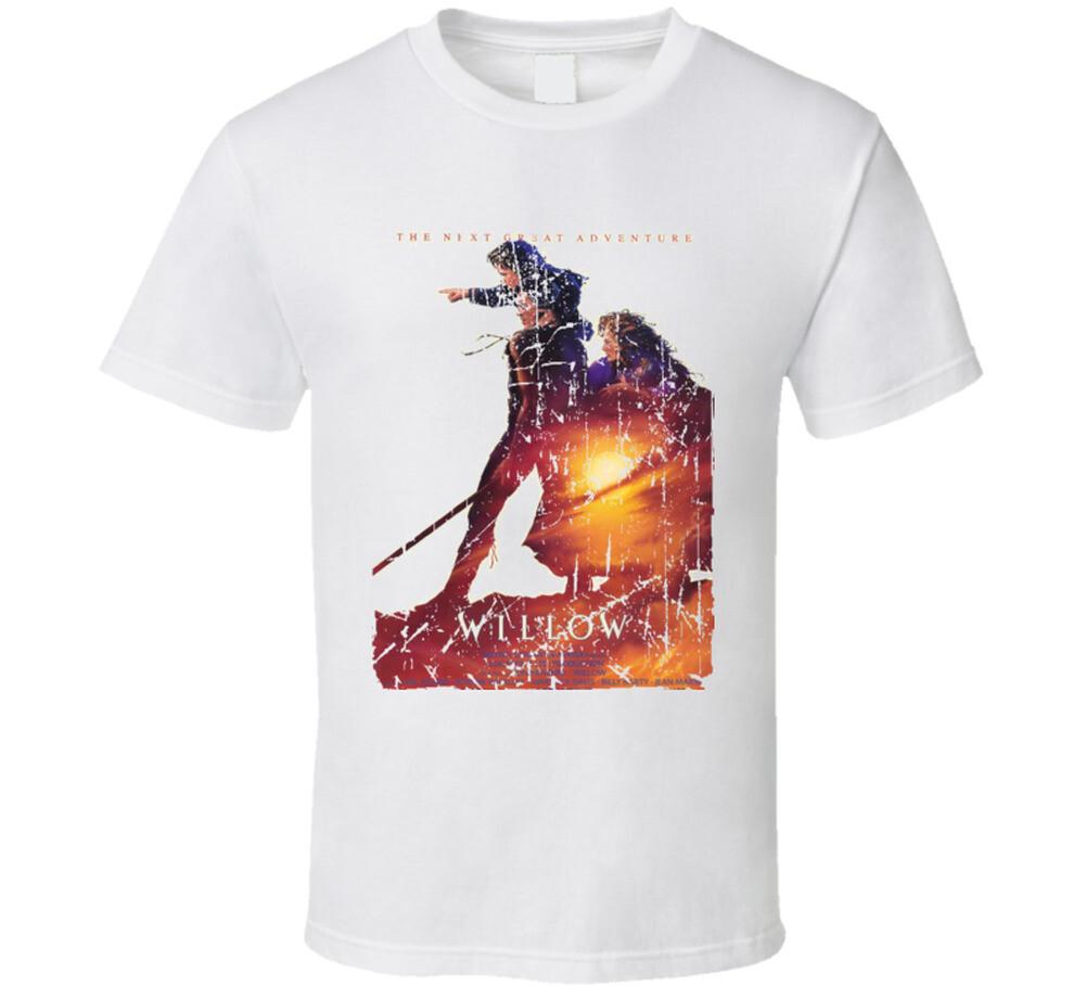 New Willow Movie Poster Retro Aged Look T Shirt S