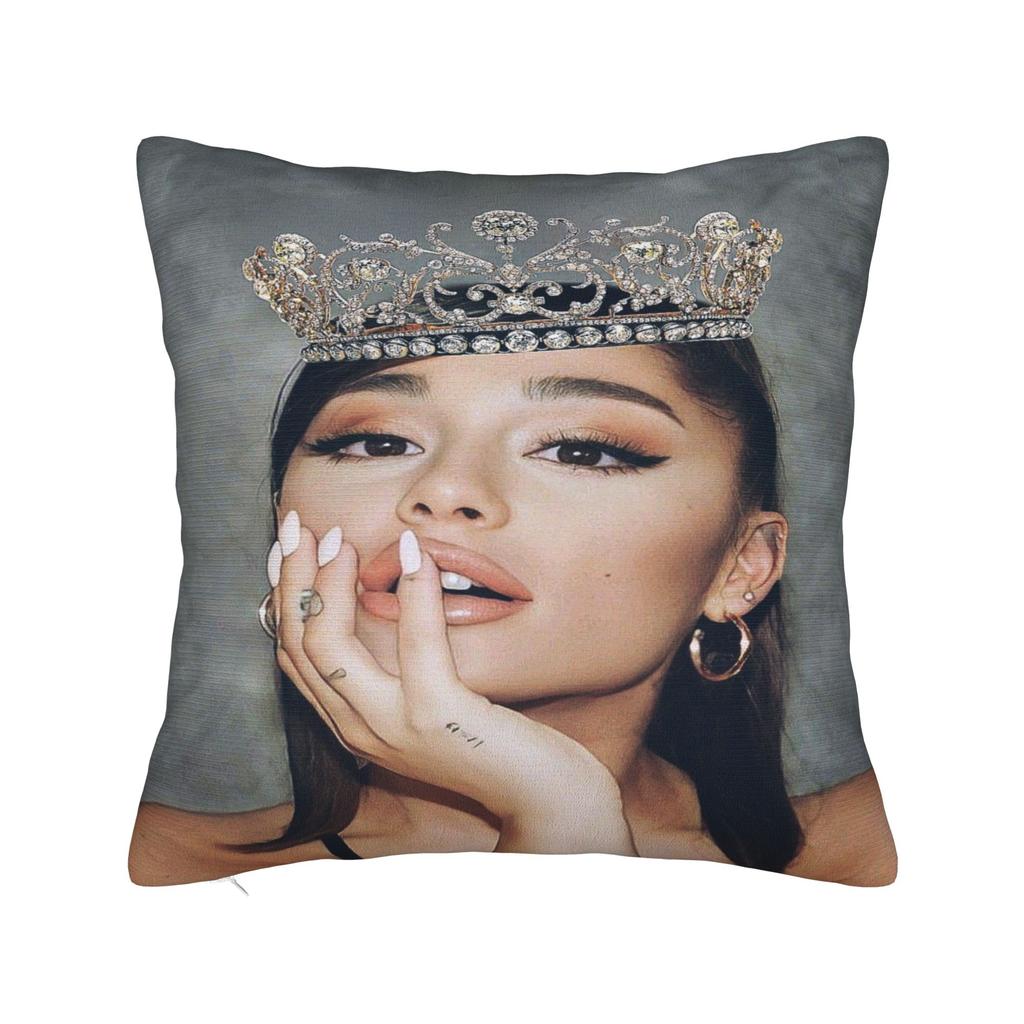 Ariana Grande music singer fan gift Pillowcase Cushion Cover Pillow Covers Soft and Sweet Home Decor Zippered Multiple Sizes