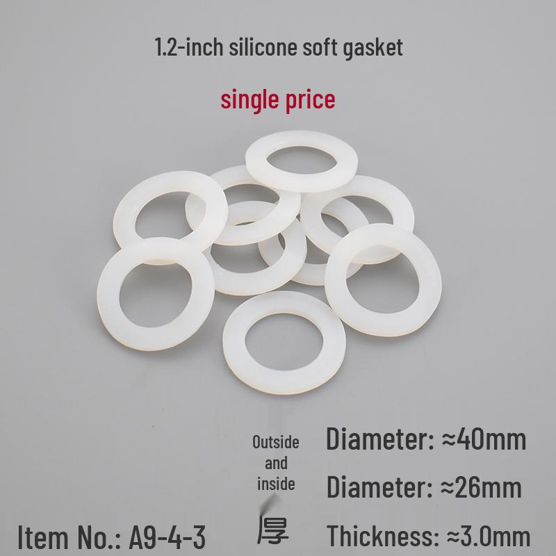 Jeu de Joints Souples en Caoutchouc Silicone et Joints Durs en PTFE - Différentes Tailles Disponibles