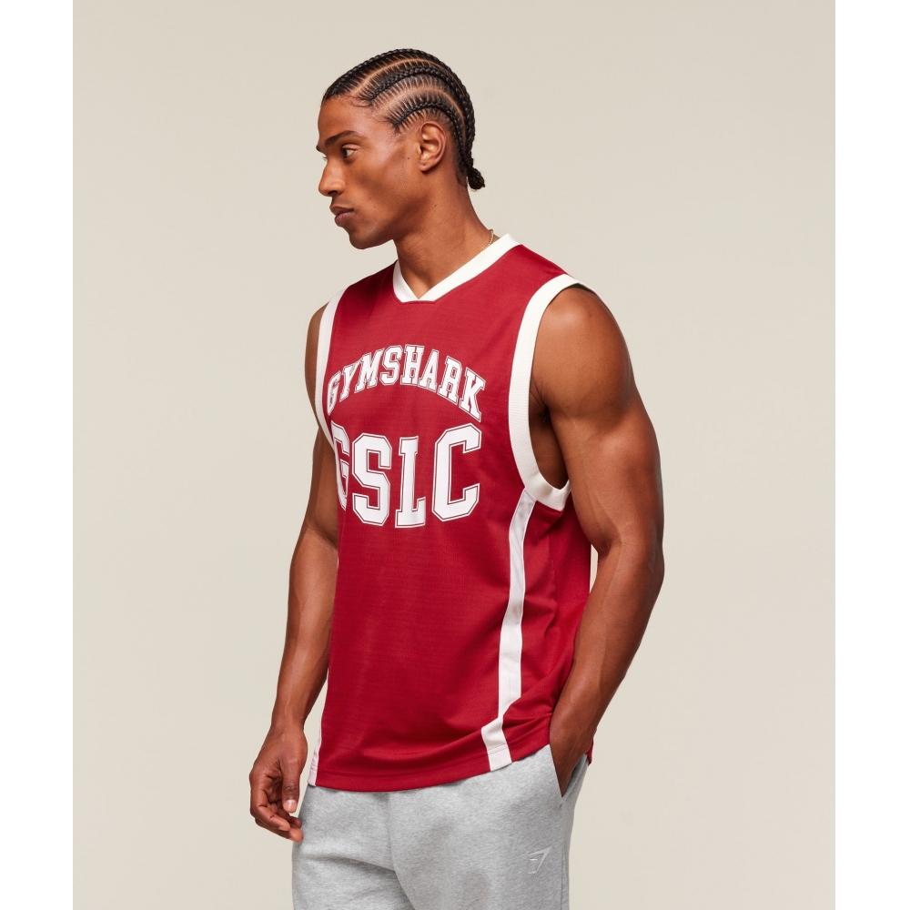 Gymshark Gslc Tank Conditioning Red A2b4z Rbwv