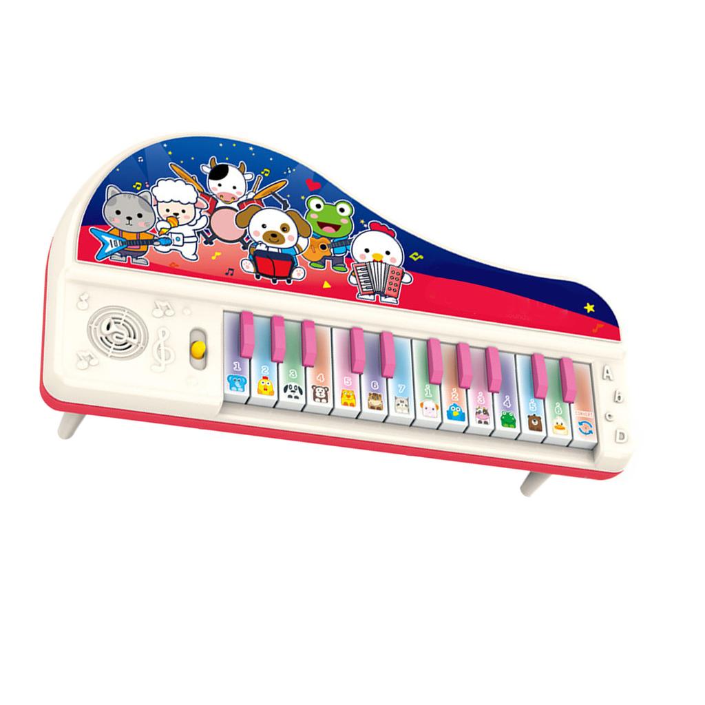 Cartoon Piano Toy Funny Animal Sound Multifunction Interactive Educational Kids Cartoon Piano