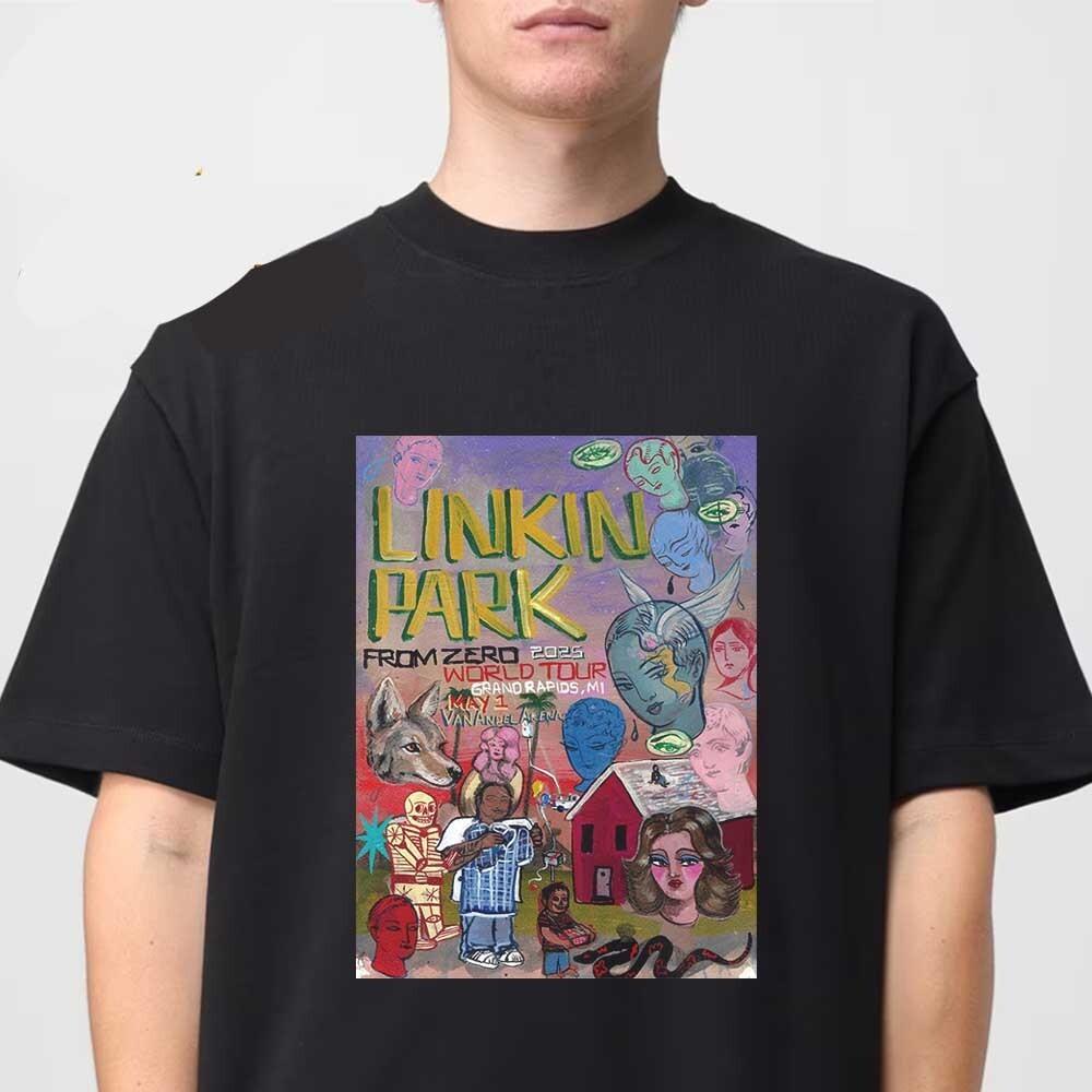 Linkin Park Grand Rapids 2026 Van Andel Arena MI On May 1st From Zero Tour Tee S