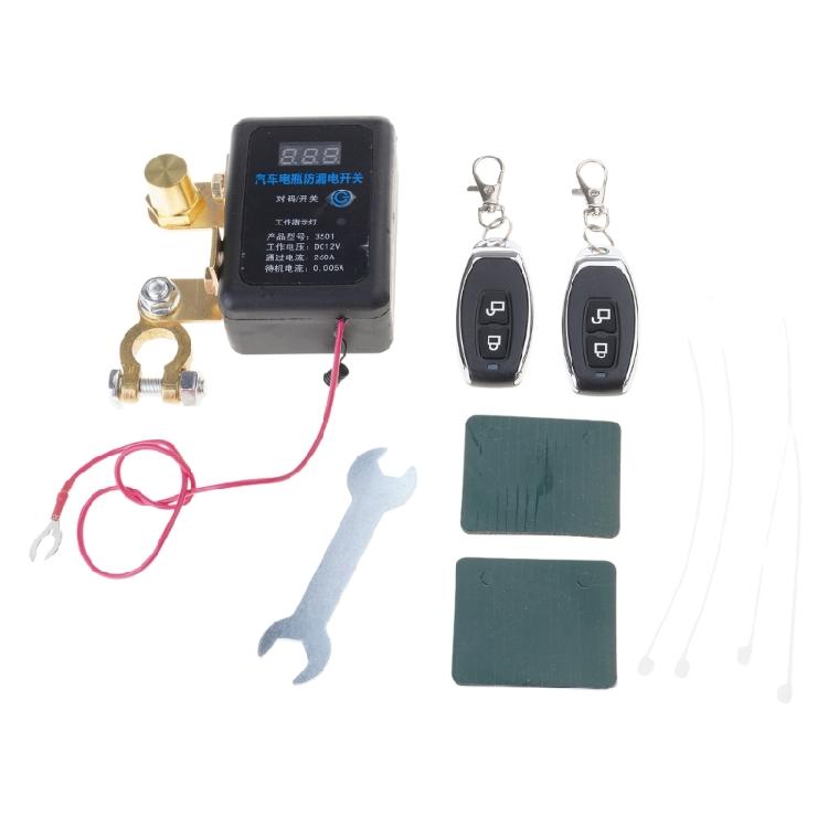 DC12V Automatic Power Cut Switches Remote Battery Disconnect Switches 260A Car Battery Switches for Car SUV