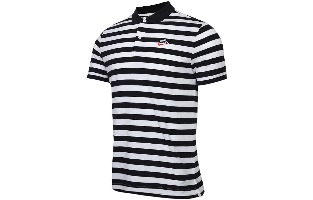 Мужские поло Nike Черный воротник-поло Умеренный прямой крой CT5604-010 XXL