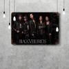 Poster Decorativo Black Veil Brides Segno di Latta Vintage Segno Metallico Placca Decorativa per Pub Bar Man Cave Club Decorazione Murale
