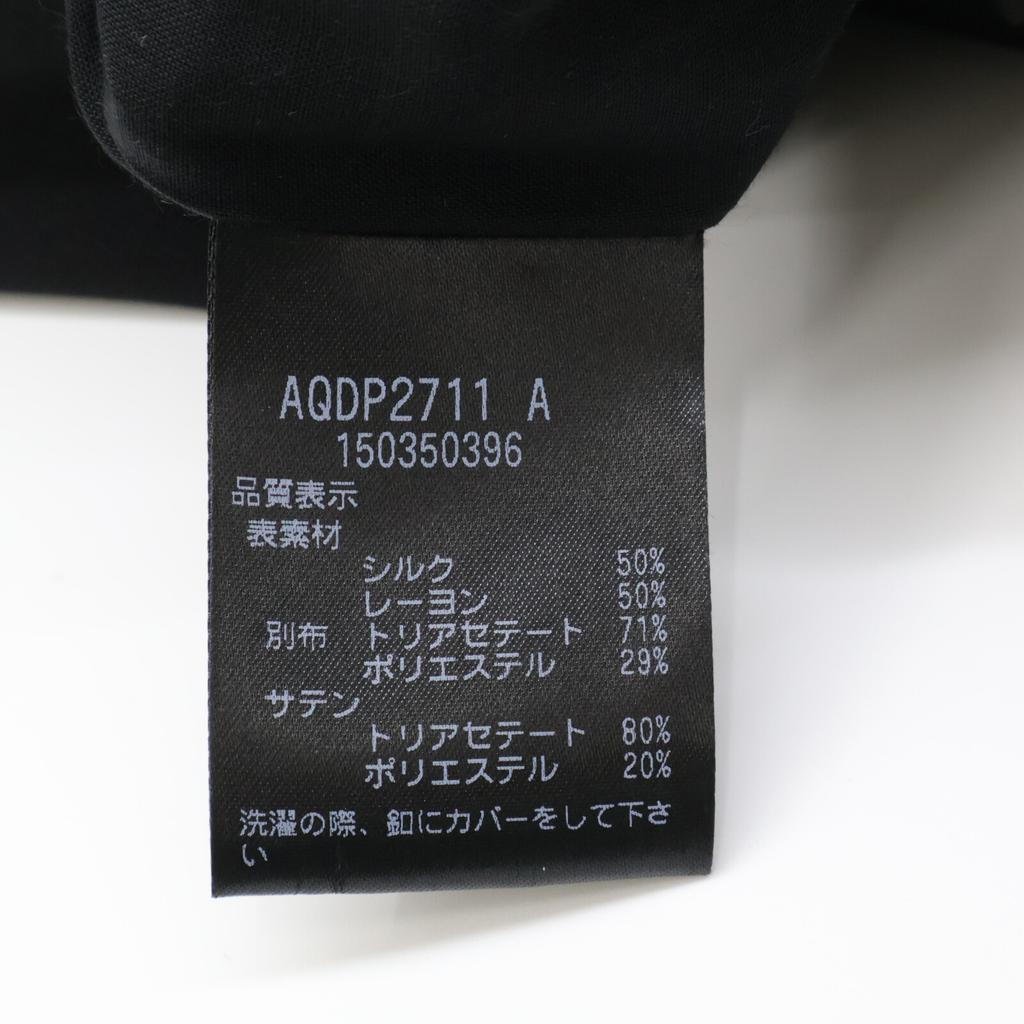 Aquascutum [Good Condition] Formal Jacket Docking dress 9 blackUsed