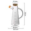Hi Transparent Oil Bottle with Handle and Scale Heat-resistant Kitchen Tools Soy Sauce Vinegar Container