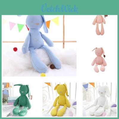 Adorable Cartoon Pacifier Bunny Plush Toy For Newborns Cute And Cuddly Soft Short Plush Available In Blue Pink White Yellow And Green 50cm/19.68in
