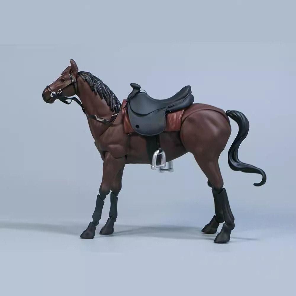 PVC Horse Ferrite Action Figure Movable Mini Size Horse Figurine  Kids Adults