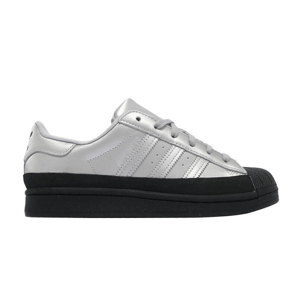 adidas Superstar ilver Metallic Black FW3709 Women s Shoes