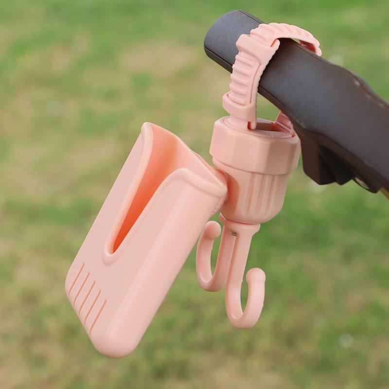 Universal Hook & Phone Holder - for Baby Strollers, Electric Bikes, and Stroller Hooks, Multi - function Hanging Bag Hook
