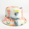 Gorro de pescador con efecto tie dye en color rosa vibrante: gorro de pescador reversible, liviano y protector solar para mujer: regalo perfecto para el Año Nuevo chino y el día de San Valentín
