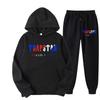 TRAPSTAR Unisex Autumn/Winter Loose Hoodie Sportswear Set