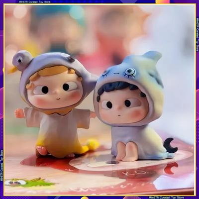 Schwarz Spielen Heyone Oh Cub Kapuzenabenteuer Niedliche Partikelserie Mini-Überraschungsbox Niedliches Trendiges Spielzeug Ornamente Valentinstagsgeschenk