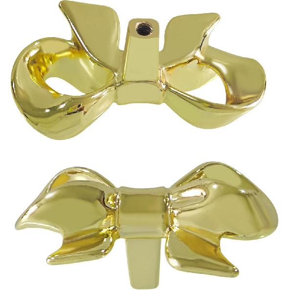 Bow Shapes Drawer knobs,Single Hole Pulls Handles Knob,Door Handle Metal Decorative for Cabinet Closet Drawer Dresser Wardrobe Cupboard 4 Pieces