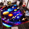 Colorful Outer Space Planets Galaxy Design Carpet for Living Room Decor Suitable for use as an anti-slip for living room bedroom sofas