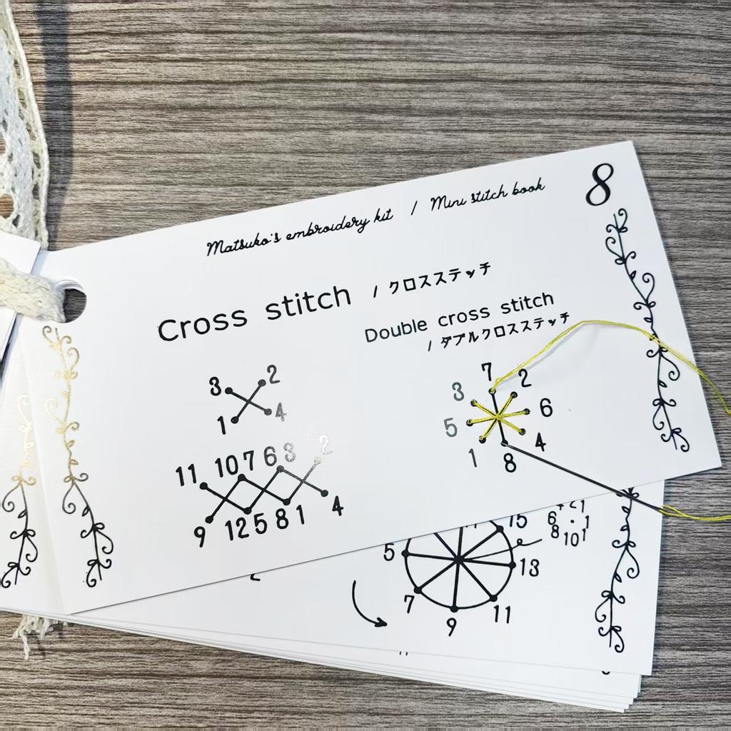 Mini Creative Sewing Book Beginners Sewing Skills Card Manuals Handmade Sewing Pattern Set Lift Your Sewing Skill For Embroidery