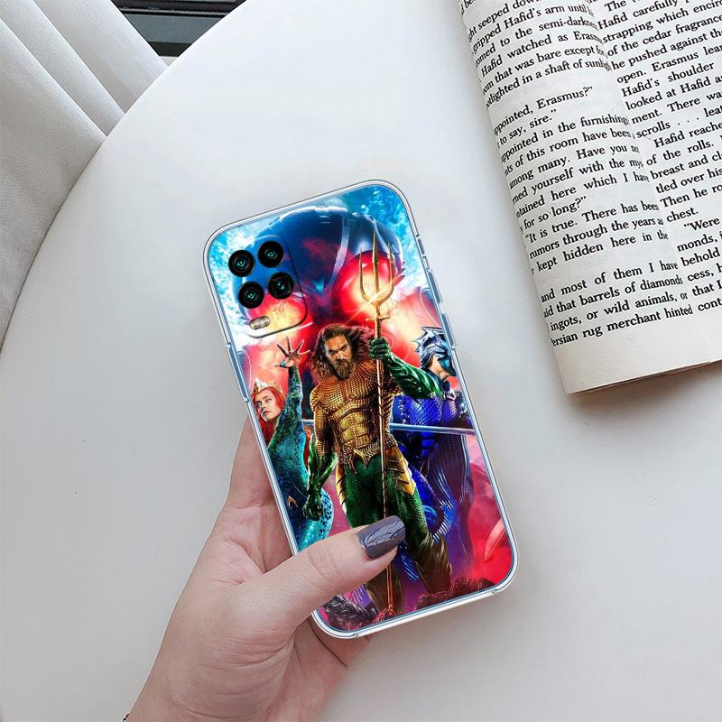 Aquaman Transparent Phone Case for Motorola Moto G10 G20 G30 G31 G32 G34 G35 G41 G42 G50 G51 G52 G55 G60 G60S G62 G71 G72 G75