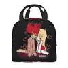 Isolierte Lunchtaschen Hazbins Hotels Merch Lunchbox für Essen Lässige Kühlbox Thermische Bento-Box für die Schule