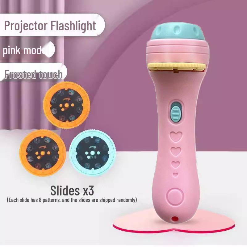 Children's Story Projector: Educational Luminous Toy with Cognitive Pattern Slides for Bedtime.