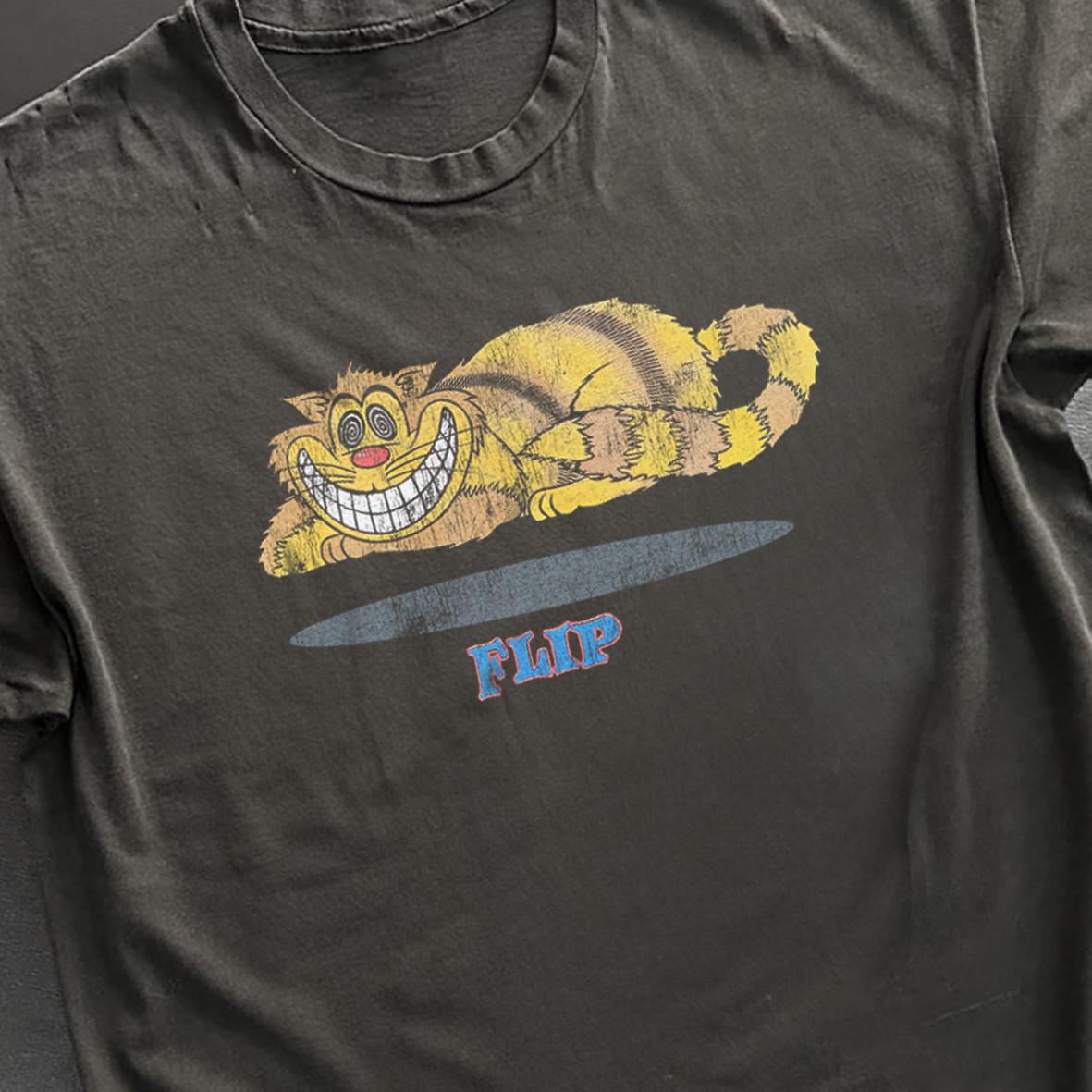 90 s Flipcat Promo T-Shirt Black XXL S