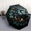 Snake Wildlife Mandala Pattern Umbrella, Portable and Foldable Design, 8 Ribs, a Casual Accessory for Halloween, Christmas, and Birthday Gifts.