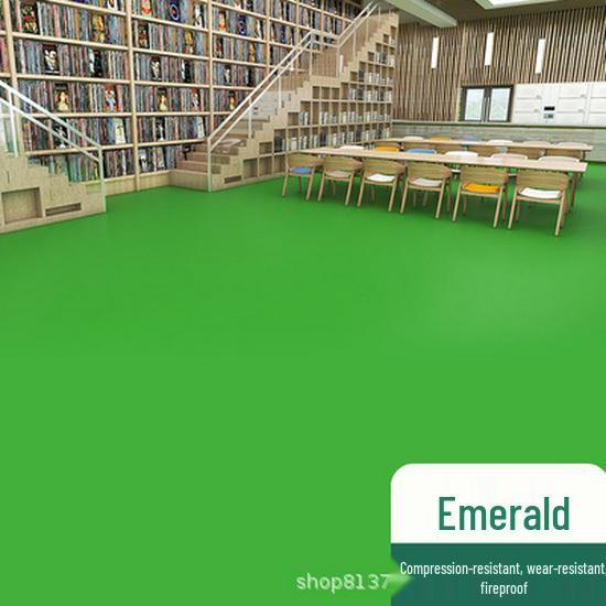 Commercial Gray Waterproof PVC Floor Mat - Wear-Resistant Linoleum Office Covering