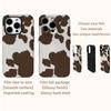 Cow Pattern Phone Case for IPhone 16 15 14 13 12 11 X XS XR XSMAX 7 8 Pro Max Plus Double-layer Back Cover