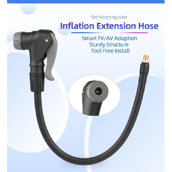 Bicycle 20/30/50cm AV/FV Pump Extension Adaptor MTB Road Bike Schrader or Presta Air Pump Tire Inflator Copper Nozzle Connector