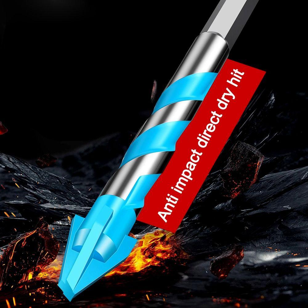 High Hardness Tile Drill Bit Four-Edged Hexagonal Shank Drill Bit Set  Drilling Tool