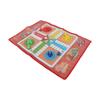Plastic Flying Chess Game Set Non Woven Fabric Roll Up Chess Board Game Educational Toys