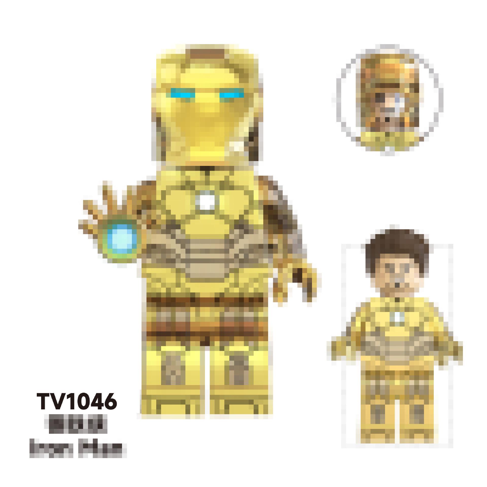 Loki Iron Man Superhero Series Building Blocks Toy
