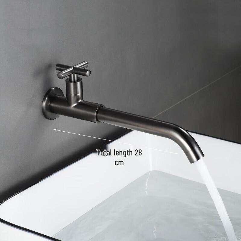TLXT Quick-Open Wall-Mounted Single Cold Faucet