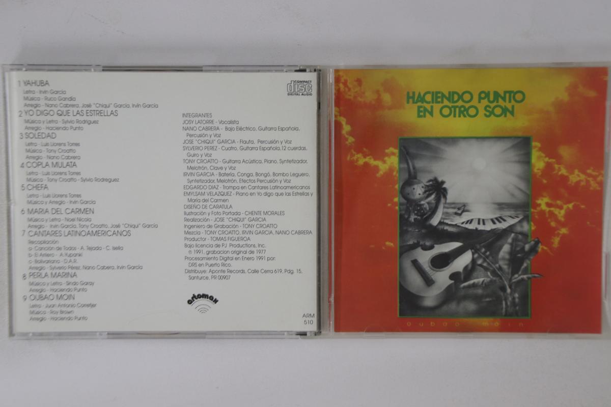 

CD HACIENDO PUNTO EN OTRO SON - Oubao Moin ARM510 ARTOMAX 1991 Puerto Ric Latin Used