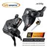 VG Sports Mountain Bike Shifter and Derailleur Set: 8-11 Speed, Aluminum Alloy Body.